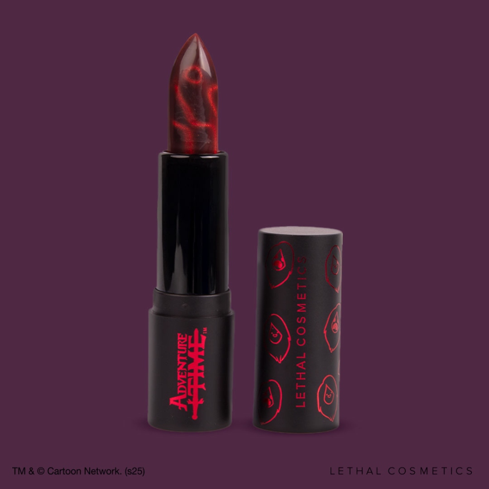 Lethal Cosmetics Adventure Time - Marceline Lippenbalsem - Zwart/Rood